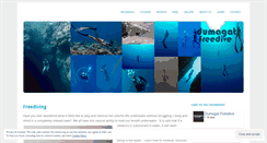 Desktop Screenshot of dumagatfreedive.com